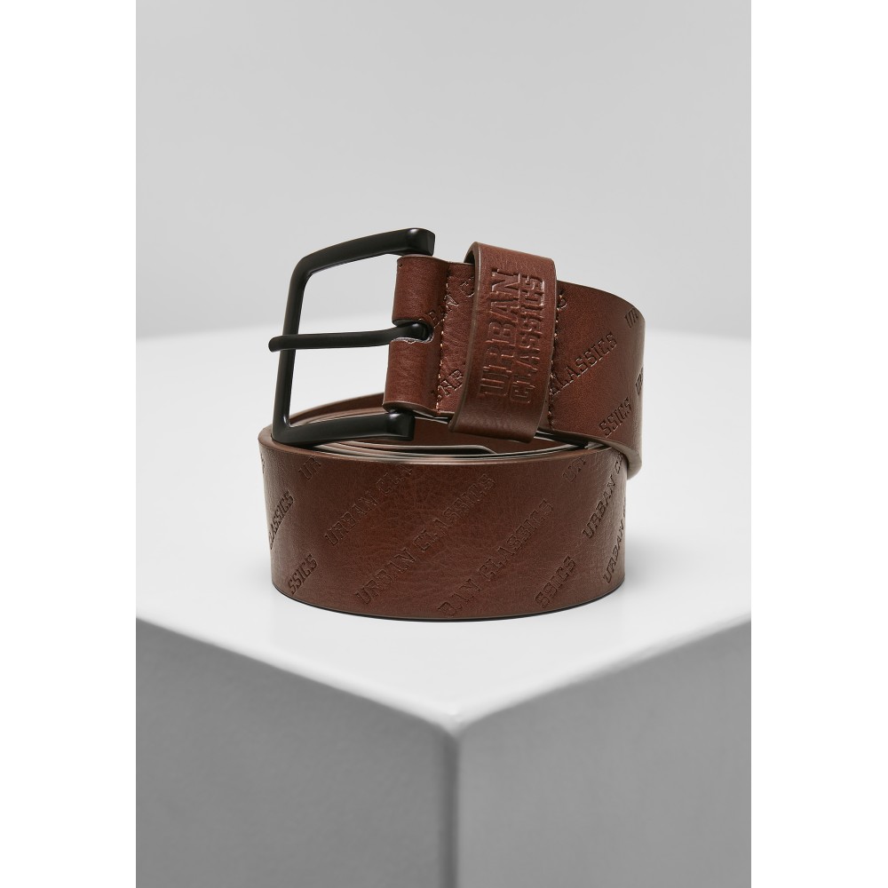 Urban Classics - Allover Logo Belt - Brown